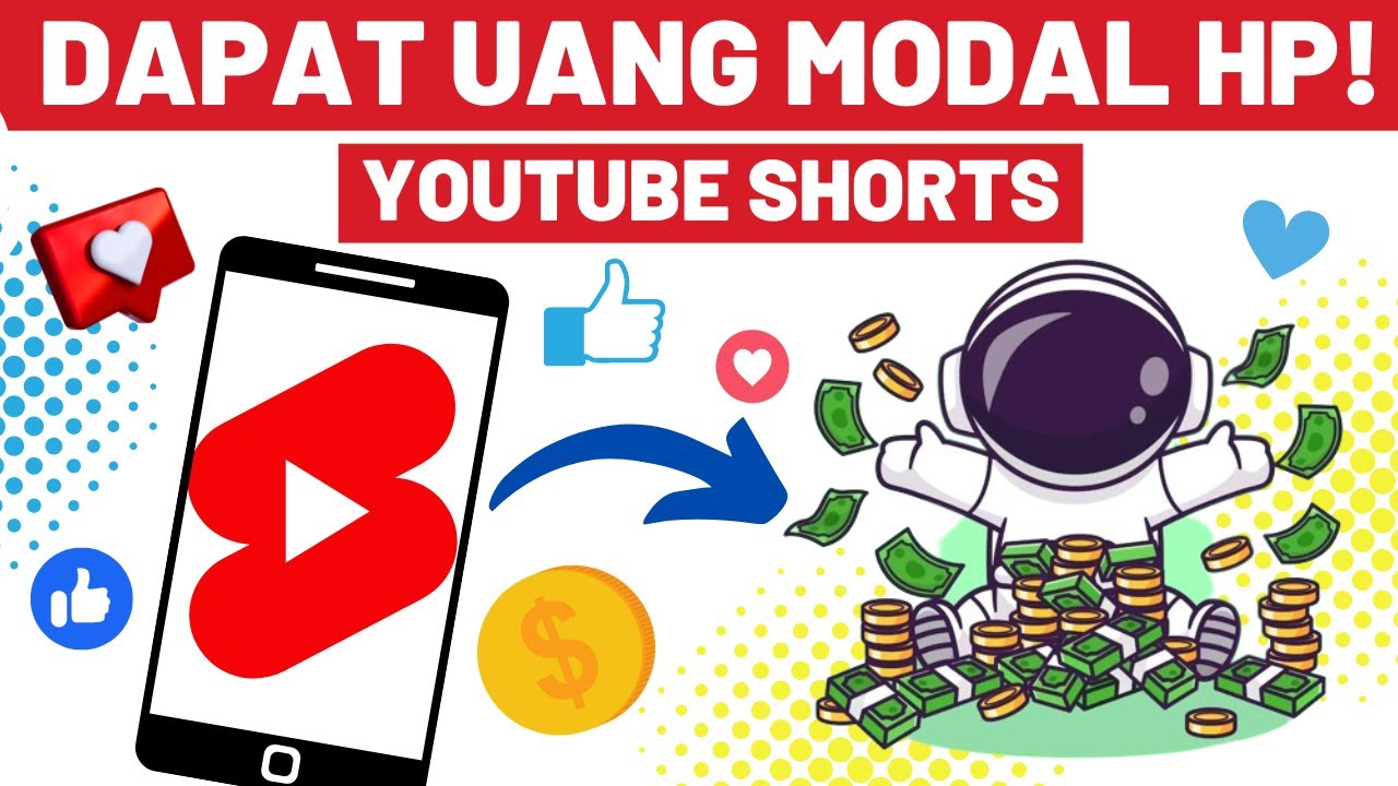 CARA DAPAT UANG DARI YOUTUBE SHORTS - BIKIN SHORT VIDEO MODAL HP ... Cara menghasilkan uang dari youtube shorts
