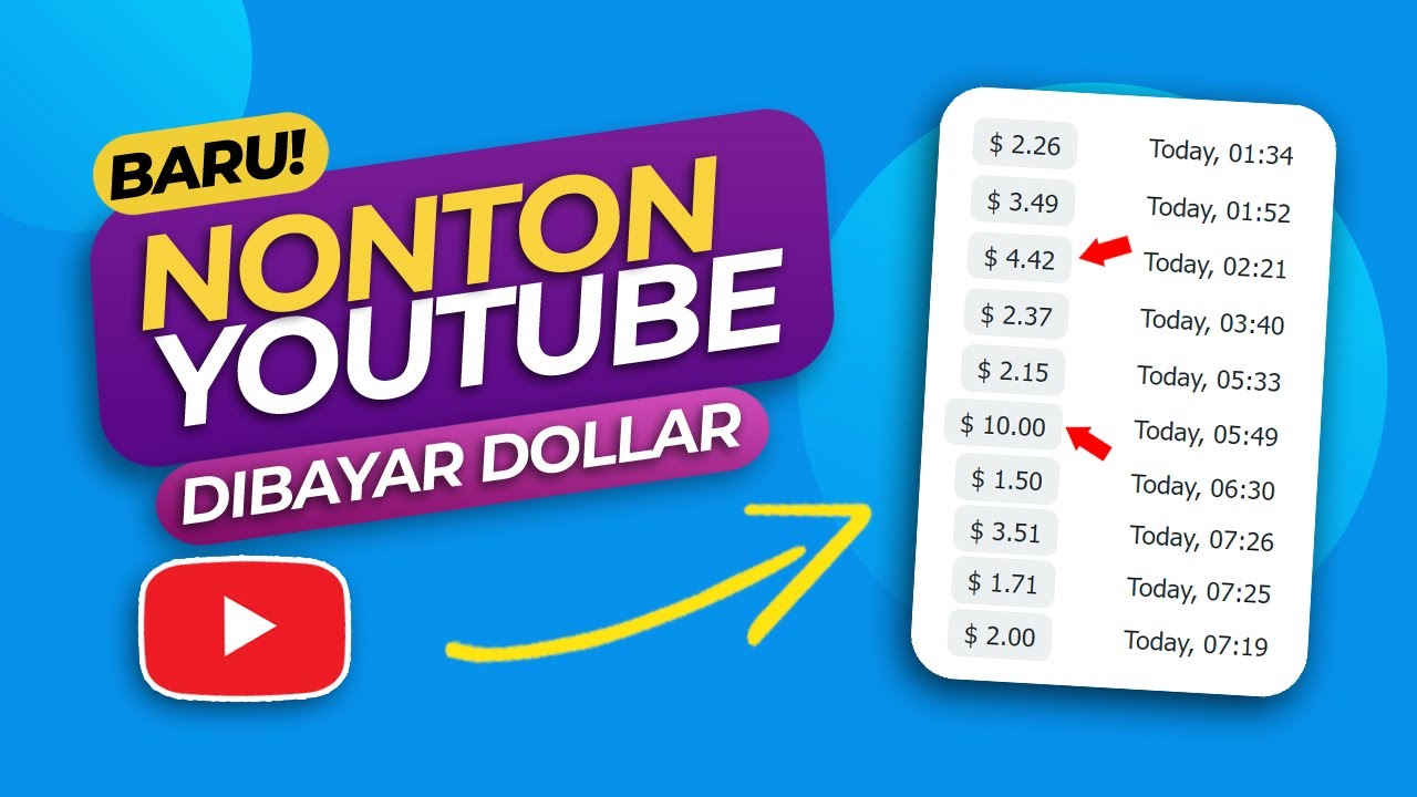 Cara mendapatkan uang hanya nonton youtube