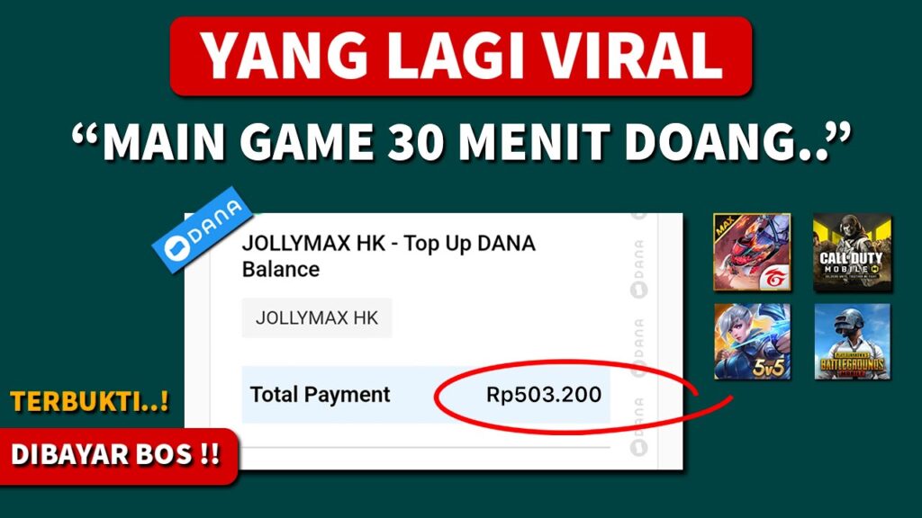 Cara dapat uang game online